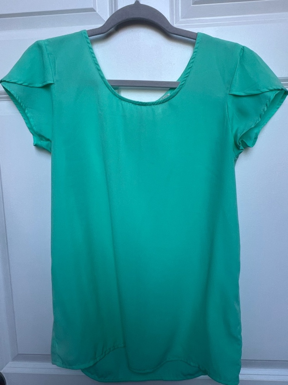 Japna Mint Green Short Sleeve Blouse